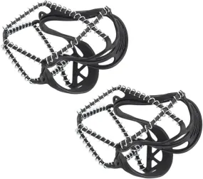 1 Pair Anti-Slip Crampons Elastic Wear-Resistant Ice Gripper Outdoor Hiking Shoe Cover Snow Remover Cleats for Boots