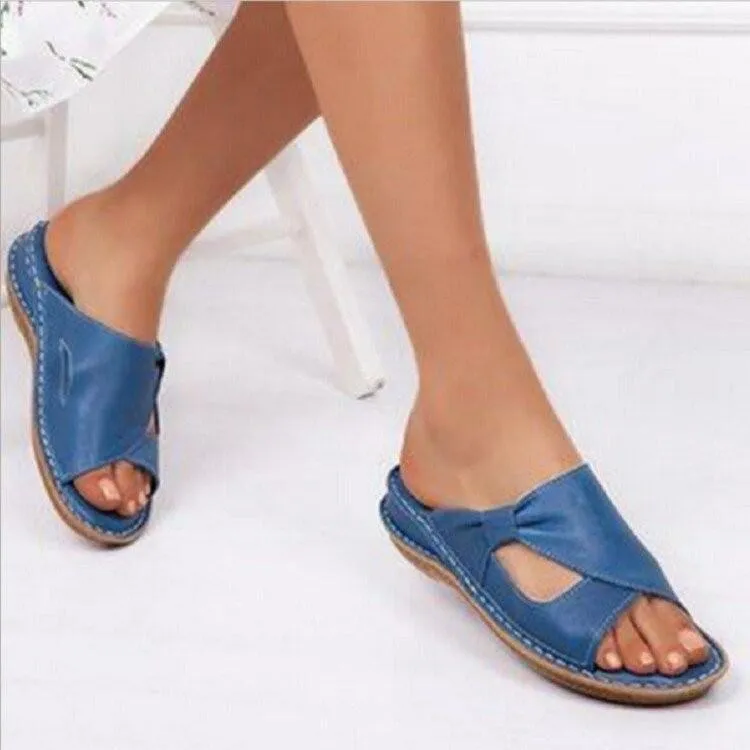 2023 Women Casual Summer Daily Comfy Slip On Sandals