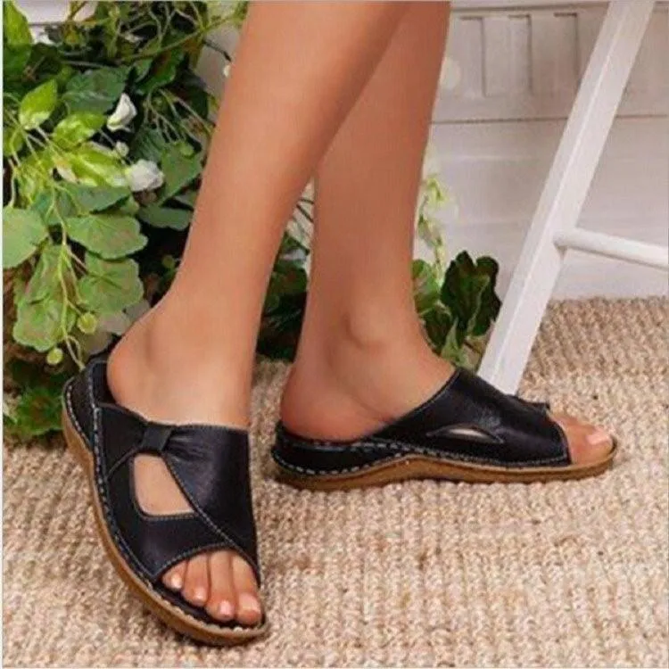 2023 Women Casual Summer Daily Comfy Slip On Sandals