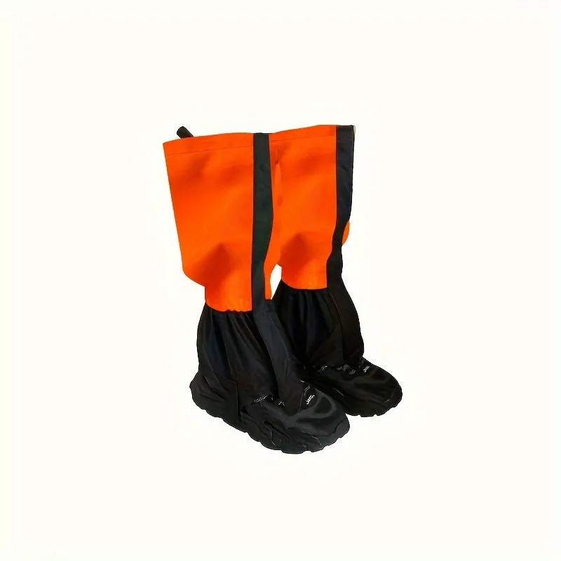 2pcs Waterproof Leg Gaiters For Hiking, Hunting And Walking - Breathable Mountain Climbing Shoe Gaiters For Men And Women - Protect Your Legs From Water & Snow