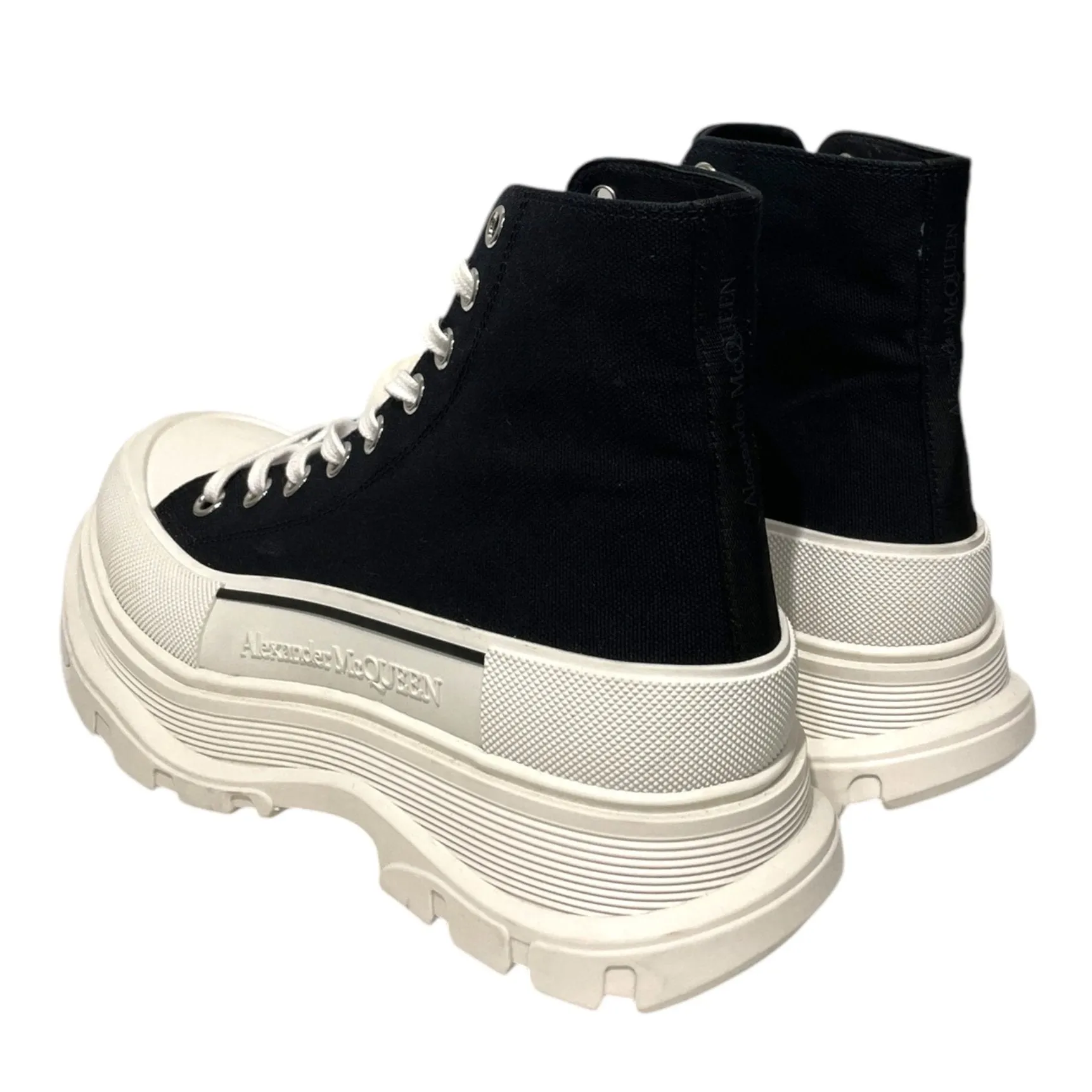 Alexander McQueen/Hi-Sneakers/EU 40/Cotton/BLK/Platform/