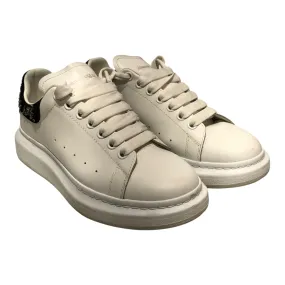 Alexander McQueen/Low-Sneakers/EU 42/Leather/WHT/BEADED / SEQUIN DESIGN