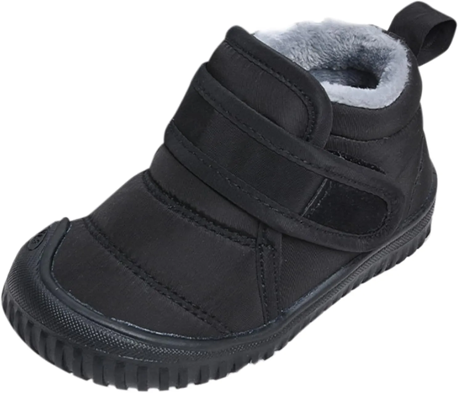Boys Waterproof Snow Boots Soft Sole Plus Velvet Warm Snow Boots Outdoor Comfortable Winter Shoes