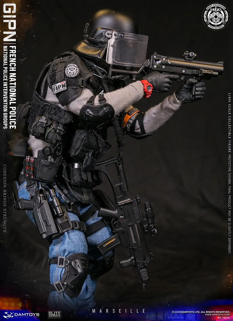 DAMTOYS French National Police Intervention Groups GIPN in Marseille 1/6