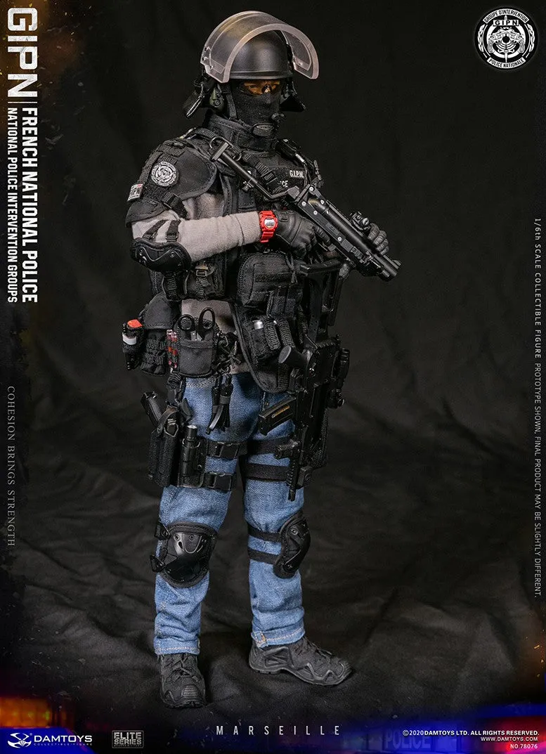 DAMTOYS French National Police Intervention Groups GIPN in Marseille 1/6