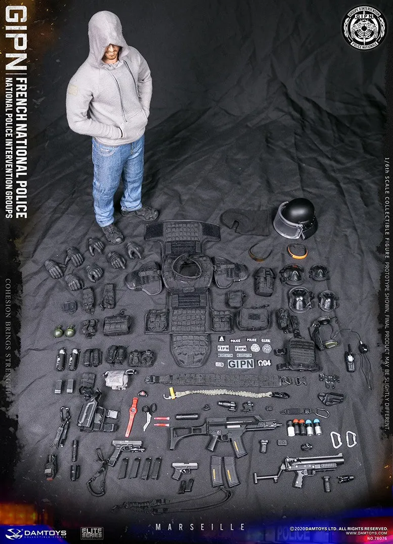 DAMTOYS French National Police Intervention Groups GIPN in Marseille 1/6
