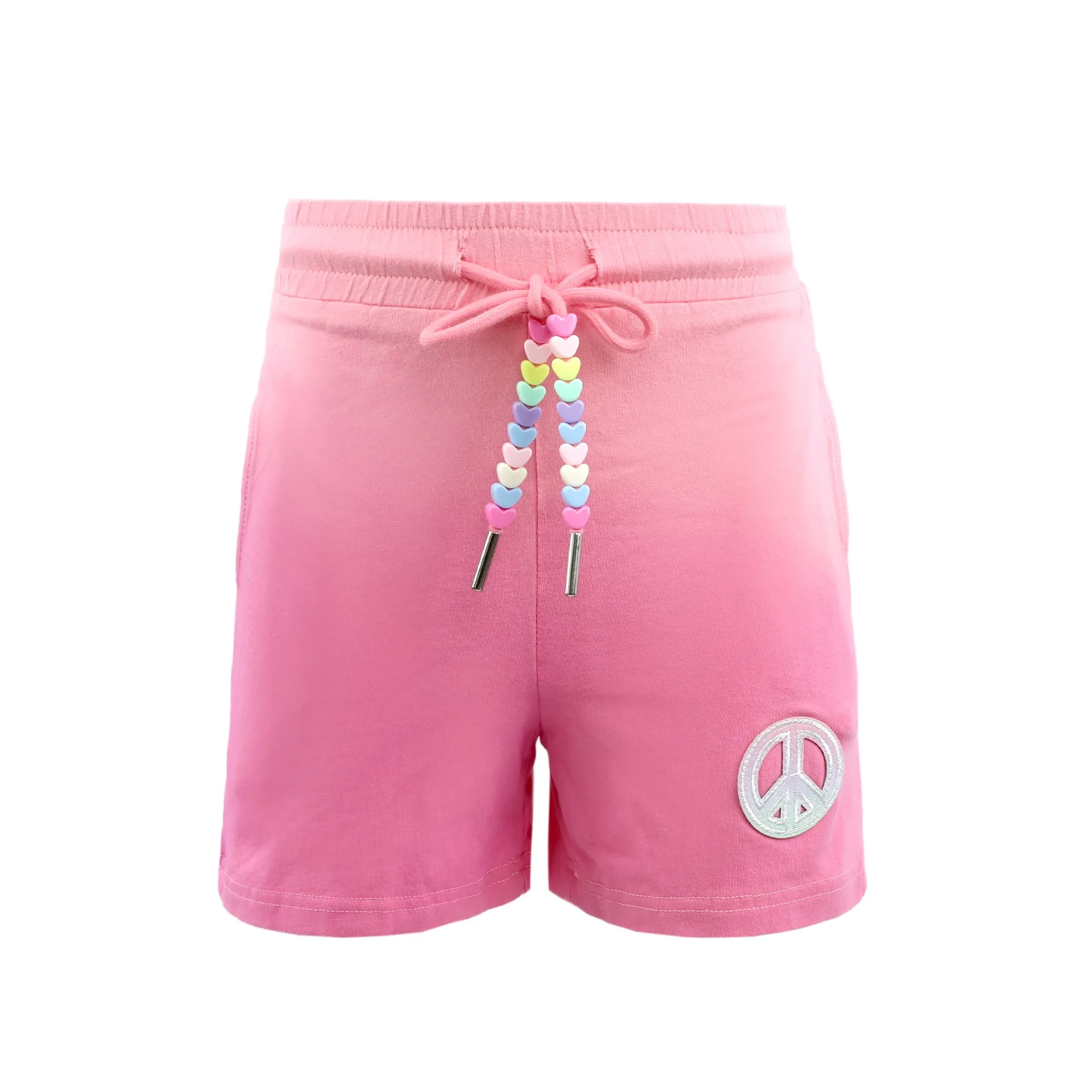 Hand Dyed Ombré Peace Sign Short Set