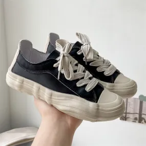 Joskaa Ins Hot Fashion New Designer Do Old Shoes Female Platform Sneakers Women Vulcanized Shoes Feminino Casual Female Shoes Woman
