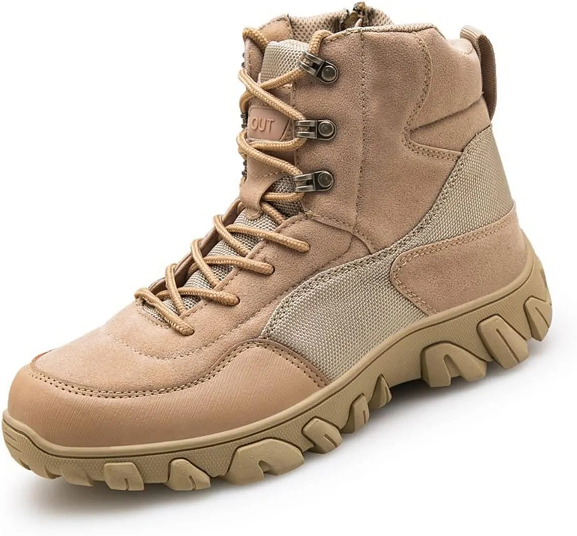 Kervaky Men's Tactical Boots Military Boots Combat Boots Working boots Hiking Boots Non-slip Boots