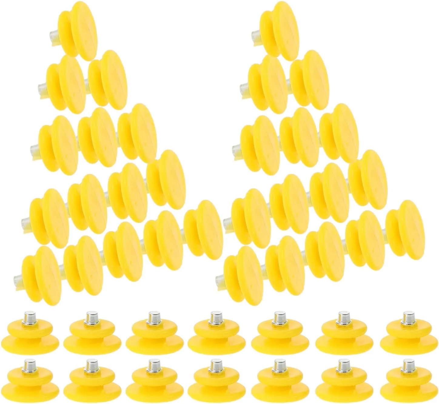 PartyKindom 100Pcs Ice Spiked Shoe Nails Slip Grippers for Snowfield Climbing Skating Supplies and Winter Sports for Hiking and Outdoor Activities