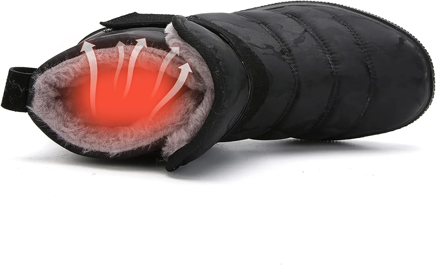 Winter Shoes for Women 2024 Waterproof Insulated Fur Boots Work Lace to Toe Boots Warm Outdoor Boots Womens Winter Shoes